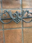 Vintage Wrought Iion Curtain Rods And Valance Frame