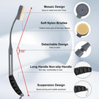 Back Scrubber For Shower 20 5  Long Handle Shower Brush For Body For Deep Clean 