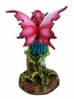 Ebros Gift Amy Brown Magenta Forest Fairy With Flirting Hummingbird Figurine 6 h