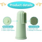 Baby Toothbrush Finger Toothbrush Oral Cleaner Kit With Baby Tongue Cleaner T   