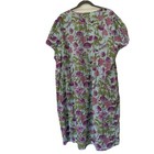 Vintage With Tags 2x Basic Editions Floral Snap Button House Coat Muu Muu Dress