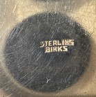 Vintage Birks Sterling Silver Square Compact Art Nouveau  - Monogrammed Message
