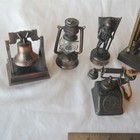 Vtg Lot Of  12  Die Cast Pencil Sharpeners Metal Souvenir 