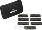 Hohner Piedmont Blues 7-harmonica Set With Case