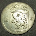 Magic Key Date 1776 Date Of Independence  Colonial New York Silver Lion Dime Hol