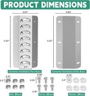 4-pack Stainless Steel Shipping Container Air Vents          Heavy-duty  Rust-free   