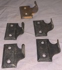 Nice Group  5  Old  Brass  Sash  Lifts  Or  Pulls