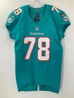  78 Laremy Tunsil Miami Dolphins Game Used Nike Jersey Sz 46 Yr 2014