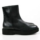 Aquatalia Maddie Calf Boots Ankle Leather Shoes Black - Women s Size 8 M