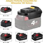 Adapter For Milwaukee 18v Lithium Battery Convert To Dewalt 20v Max Tools 