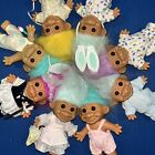 Vintage Russ Troll Dolls Lot Of 8 Collectible Toy Lot Vintage