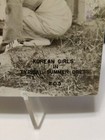 Korea Post Card -korean Girls Summer Dress -1950 s Real Photo Vintage -unused