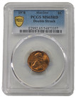 1978 Lincoln Cent Pcgs Ms65rd Double Struck Rotated Mint Error Rare