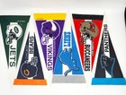 Vintage Nfl Football Mini Pennant Flag 5  St  Louis Rams Kurt Warner Isaac Bruce
