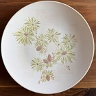 3pc Vtg 50s Mcm Melmac Beverly Prolon 7400 Dinner Plate Brown Green Pine Cones