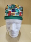 Surgery Comic Book Or Men s Skull chemo Surgical Scrub Hat cap Handmade