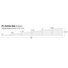 Woodland Scenics 3  Incline Set 6 Woost1416 Train Scenery Non Scale