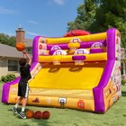 Giant Inflatable Basketball Arcade Game For Kids W  Blowers And Basketballs