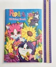 Vtg Lisa Frank Pop Art Writing Book Nip Sunflower Kittens Pop Up Cats Stationery