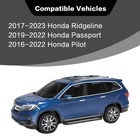 For 2016-2022 Honda Pilot 6  Running Boards Abs Nerf Bars Side Steps Ss Steel