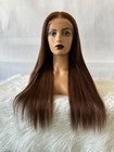 13x6  20inch Hd Lace Frontal  Colored Straight Wig 180  Density 100  Human Hair