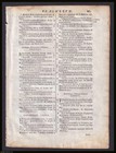 1693 Latin Bible Double Sided Leaf  Sixto-clementine Vulgate  Biblia Sacra Vulga