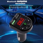Bluetooth Fm Transmitter Car Adapter     Wireless Radio Mp3 Player Usb Charger Kit