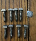 1 4 X 1    Lag Bolt Antique Square Head Plain Steel Free Shipping