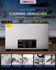 Creworks 30l Ultrasonic Cleaner Machine With 600w Heater And Digital Timer