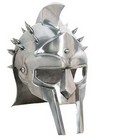 Gladiator Maximus Roman Spiked Helmet Functional 18ga Steel Medieval Armor Plate