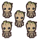 5 Pc Groot - Acrylic Flatback Charms - For Badge Reels - Diy Crafts