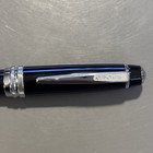 Cross Bailey Cartridge Fountain Pen - Black   Chrome 5 3 8  Made In Usa - Euc