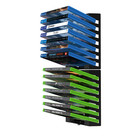 Video Game Case Storage Wall Shelf With Wall Mount For Games  Dvds  Blu-rays