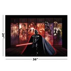 Star Wars Anthology - Movie Poster  darth Vader - Episode I-vi Poster Backdrop 