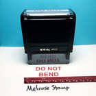 Do Not Bend Rubber Stamp Red Ink Self Inking Ideal 4913