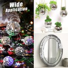 10800pcs Mirror Mosaic Tiles  5 X 5mm Self-adhesive Disco Tiles  Square Mirror