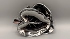 Set Of Two Vintage Chrome Leaf-shaped Dishes     Metallic Decorative Serving Trays