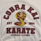 Cobra Kai Karate Sweatshirt Men s Size Medium Est 1984 Los Angeles Crewneck