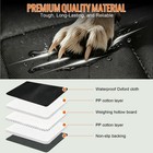 Seat Cover Rear Back Car Truck Pet Dog Travel Waterproof Bench Protector Black