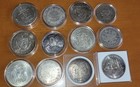 Silver Old World Coins Lot   12 Coins   Some From Xix Century