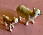 Vintage Hagen Renaker Dw San Dimas Sheep And Baby Lamb