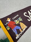 Vintage Canada Sault Ste  Marie Pennant Felt Souvenir