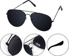 Cosplay Black Sunglasses With Earpiece Earplugs For Halloween Costume
