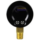 Air Compressor Pressure   Hydraulic Gauge 2  Face Side Mount 1 4  Npt 0-100 Psi