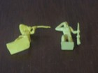 Marx Vintage 60mm Revised Indians Lot Of 2 Fort Apache Stockade