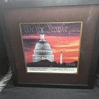 1998 John Lewis Signed Congressman Us Capitol Print Civil Rights Framed 18x18