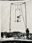 Antique Circus Used Trapeze   Photos Helen   Echo Yoshida  Hagenbeck-wallace Vtg