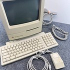 Apple Macintosh Classic M0420 Vintage Computer Keyboard Mouse Bundle For Parts