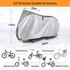 Waterproof Bicycle Cover Outdoor Rain Sun Snow Dustproof Uv Protector For Bike