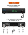 Gtmedia V7 Hd Fta Dvb-s s2 s2x Satellite Receiver Sat Dish Tv Box Pvr  usb Wifi 